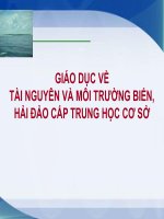 Tài nguyên và môi trường biển-hải đảo