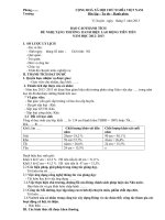 Mẫu báo cáo thành tích 12-13