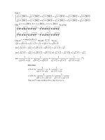 Giải Câu 5 Toán chuyên SP vòng 1