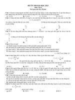 Đề thi thử ĐH cực hay_có đáp an