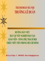 Bài tập tôt nghiệp TPT