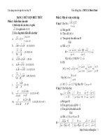 Toan 9_Cac dang toan on thi vao 10