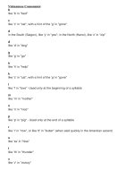 Vietnamese Consonants