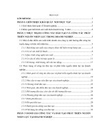 Chuyên đề thực tập tốt nghiệp  Hoàn thiện công tác đào tạo và phát triển nguồn nhân lực tại Công ty Cổ phần Thái Hưng