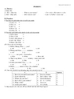 bai thi Tieng Anh lop 4,5