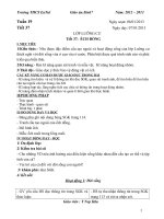 Giáo án môn sinh 7 HKII