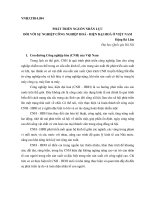 PHÁT TRIỂN NGUỒN NHÂN lực đối với sự NGHIỆP CÔNG NGHIỆP HOÁ   HIỆN đại HOÁ ở VIỆT NAM