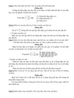 Bộ câu hỏi và đáp án lý thuyết ôn thi lý 9 lên 10