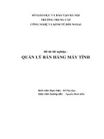 quản lý bán hàng máy tính