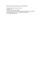 Hướng dẫn sử dụng sổ ghi điểm các lớp và gửi bảng điểm