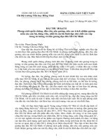 Thu hoach tu tu Ho Chi Minh