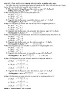 cong thức giải nhanh hóa