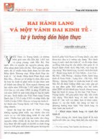 hai hành lang và một vành đai kinh tế-tù ý tưởng đến hiện thực