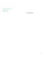 Hệ điều hành   khái niệm và kỹ thuật