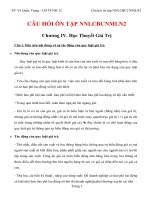 tài liệu ôn thi môn chủ nghĩa mác lê nin