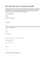 tổng hợp bài tập môn lập trình web php