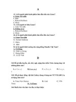 Câu hỏi trắc nghiệm môn mã nguồn mở