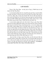 Luận văn tốt nghiệp: Lợi nhuận ở công ty giầy Thụy Khuê thực trạng và biện pháp nâng cao