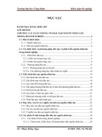 Thực trạng và giải pháp đào tạo nguồn nhân lực tại Công ty cổ phần tư vấn xây dựng và đầu tư phát triển Hà Nội