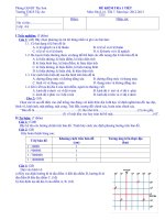 Ma trận, đề kiểm tra 1 tiết môn Địa Lí 6 (12-13-HKI)