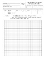 ĐỀ KT CUOI HK2 LỚP 2