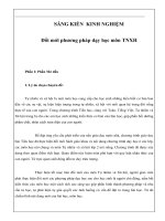 Đổi mới phương pháp dạy học môn Tự nhiên xã hội