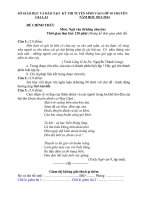 ĐỀ THI TS NGŨ VĂN TRƯỜNG CHUYÊN HÙNG VƯƠNG -GIA LAI (KHONG CHUYEN)