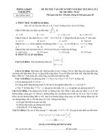 De thi thu vao 10 ( Hay da thi)