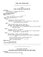 Toán lớp 1 buổi chiều