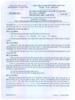 Đề tuyển sinh 10 môn anh chuyên tỉnh tiền giang