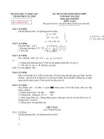 Đề TS lớp 10 TP Cần Thơ môn Toán 2012-2013