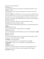 KINH NGHIỆM: MỘT SỐ TỪ TIẾNG ANH HAY ĐỌC SAI