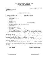 phụ lục hợp đồng