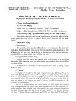 báo cáo Một việc tốt