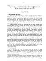 skkn một số kinh nghiệm ứng dụng công nghệ thông tin trong giảng dạy bộ môn sinh học