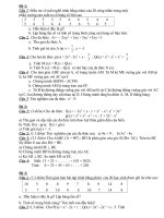 kiểm tra toán 7 cuối năm