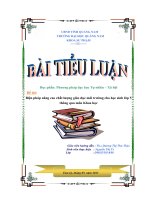 Biện pháp nâng cao chất lượng giáo dục môi trường cho học sinh lớp 5 thông qua môn Khoa học