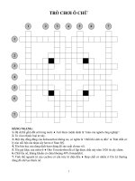 TRÒ CHƠI Ô CHỮ HÓA HỌC