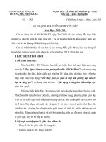 kế hoạch bồi dưỡng chuyên môn