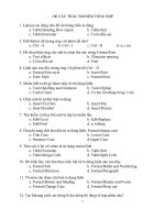 100 câu trắc nghiệm tổng hợp W3