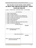 hạ tầng kỹ thuật chính khu chức năng số 9 – khu đô thị mới nam thành phố hcm