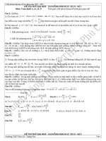 13 Đề thi thử ĐH&CĐ năm 2012-2013 (có đáp số) (file Word)