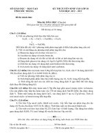 ĐỀ TUYỂN SINH VÀO LỚP 10 CHUYÊN NTMK (2012-2013)