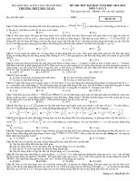 de thi thu dai hoc 2013 ca dap an