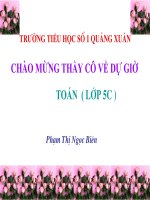 CHIA MỌTT SỐ THẬP PHÂN CHO 10,100, 1000