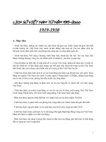 Tóm tắt kiến thức sử thi ĐH_CĐ