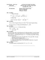 Đề TS toán 10 chuyên