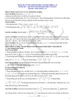 ĐỀ DỰ BỊ MÔN TOÁN 2012 HÓT