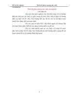 thiết kế phân xưởng sản xuất axetaldehyt