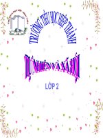 Bài Cây sống ở đâu